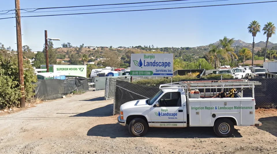 Burgio Landscape Services Operations Headquarters on Olde Highway 80 in El Cajon, CA